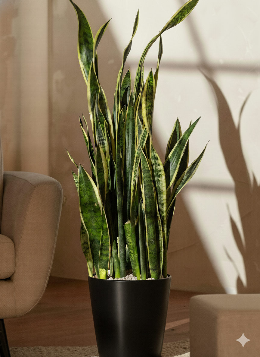 Snake Plant Dracaena (Sansevieria) | Low-Light Friendly, Low-Maintenance Indoor Plant