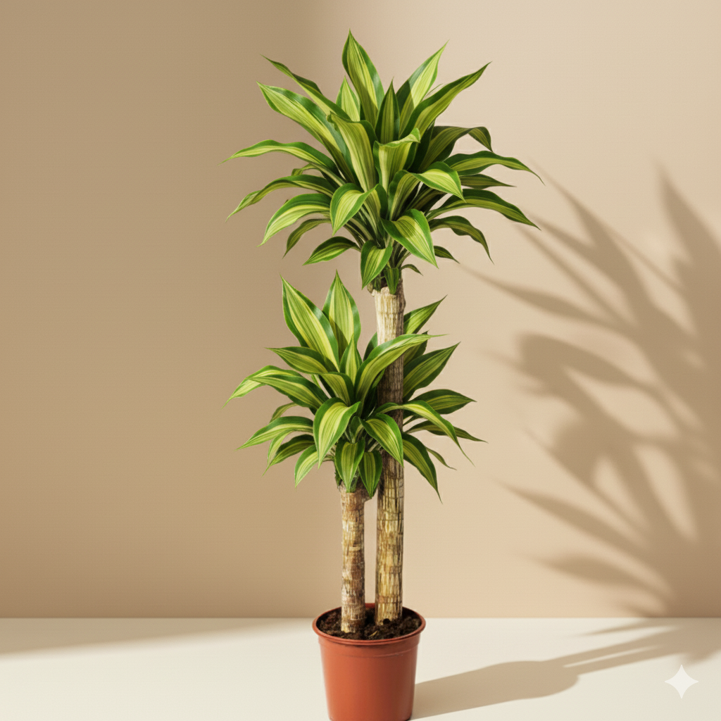 Dracaena Fragrans Massangeana 120cm | Corn Plant