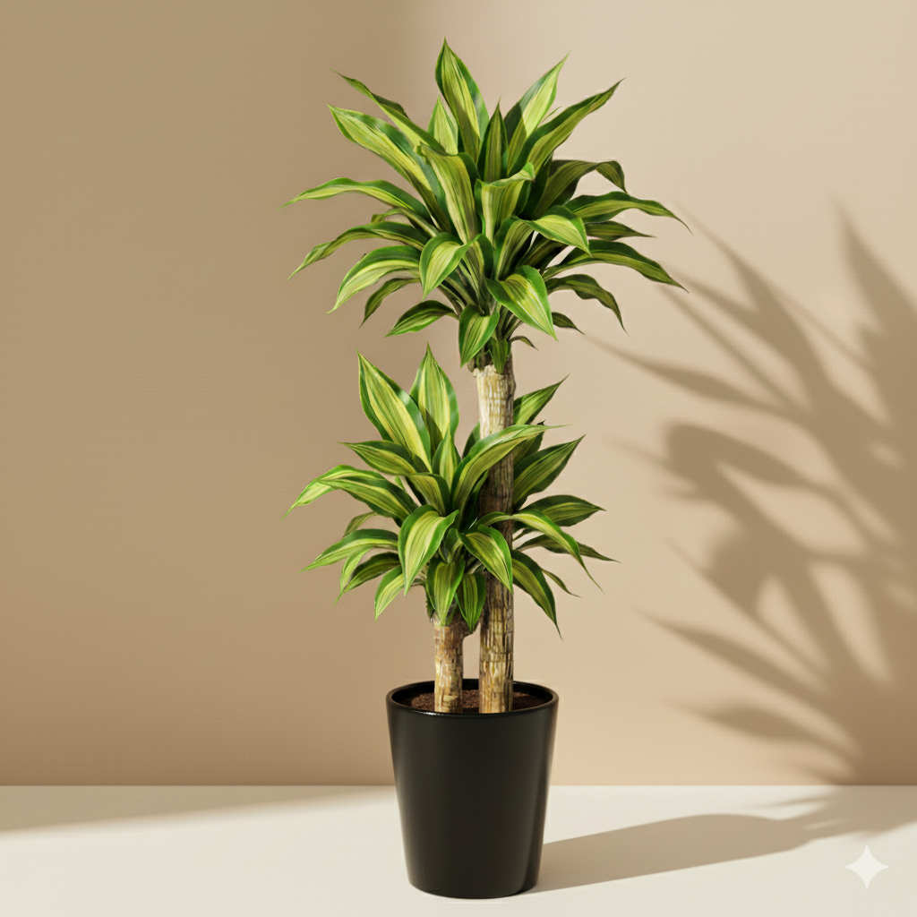 Dracaena Fragrans Massangeana 120cm | Corn Plant