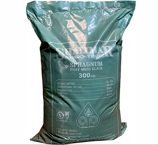 Sphagnum Peat Moss Black | 300 Liters Ready To Use